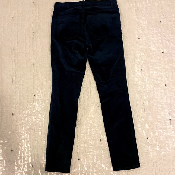 LOFT Modern Skinny Velvet Jeans - Navy Blue - Picture 5 of 5